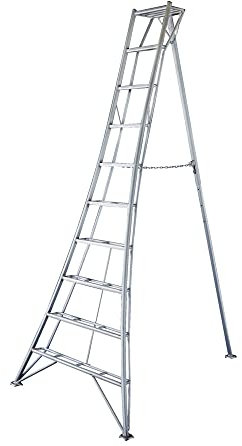 Niwaki 3-Holm-Gartenleiter 300cm // Gartenleiter, 3-Holm Leiter, Dreibeinleiter, höhenverstellbar