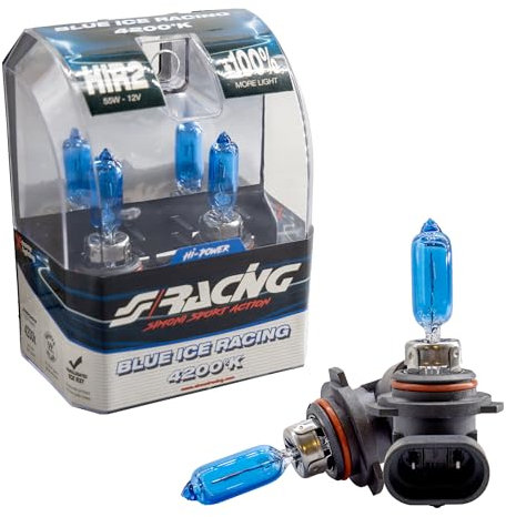 Simoni Racing BIR/HIR2 Kit 2 Bulbs mit Powerfull Light Beam mit Ice White Light