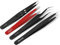 Zeckenpinzette Zeckenzange Splitterpinzette Spitzpinzette Set 4-Teilig Spitz