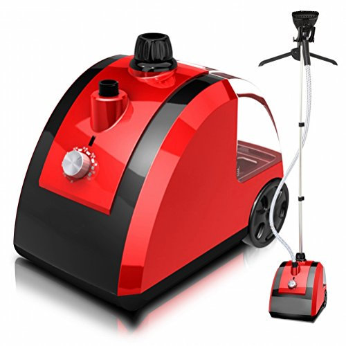 Hotte à Vapeur Machine Chaude Maison Tenant Suspendue Machine Chaude Suspendue Fer à Repasser Électrique Magasin de Vêtements avec Commer?ant,rouge