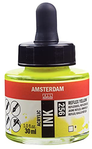 Amsterdam ACRYLC Ink REFLX Yell, Reflex Yellow, One Size