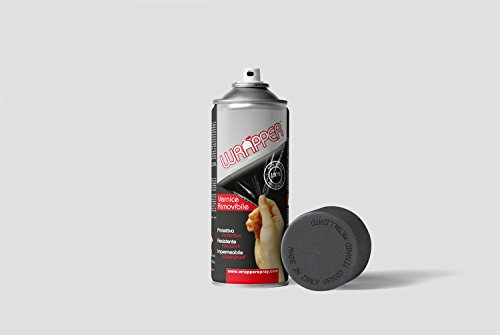 Wrapper 400WRAPPER7530 400 ml Sprüh Folie Ablösbar Lackieren, Aluminium Grau