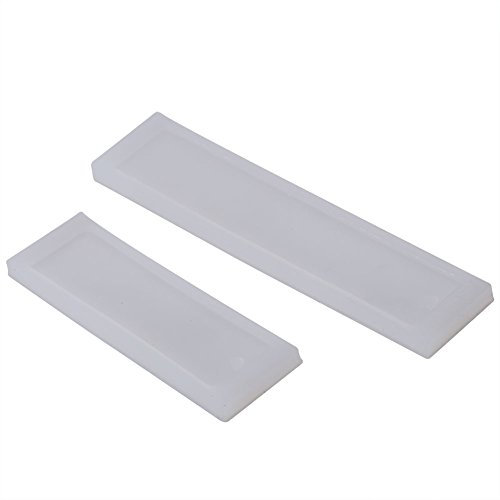 Akozon Lesezeichen Form, 2 Teile/satz DIY Lesezeichen Form Rechteck Silikonform Machen Harz Schmuck Handwerk Werkzeug Transparente Form