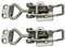 Verstellbarer Schnappverschluss für Schränke, Boxen, Hebelgriff, Knebelverschluss, 2 Stück (2S, Bereich: 97–123 mm)