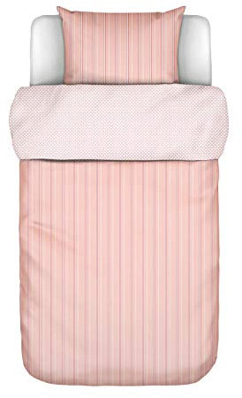Marc O Polo Bettwäsche Jarna Coral pink 1 Bettbezug 200 x 220 cm + 2 Kissenbezüge 80 x 80 cm