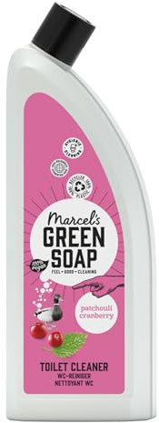 Marcel's Green Soap - Toilet Cleaner Patchouli & Cranberry - Kill bacteria and leave a fresh scent without bleach - Eco friendly - Vegan - 99% Biodegradable - 750 ML