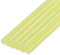 sourcing map Mini Hot Glue Sticks for Glue Gun 0.27-inch x 4-inch Yellow Glitter 10pcs