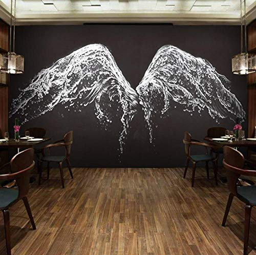 Fototapete 3D Engelsflügel 200x150cm Fototapeten Wandbild Motivtapeten Vlies-Tapeten Wandtapete Tapete Wohnzimmer Schlafzimmer Wallpaper Wandbild