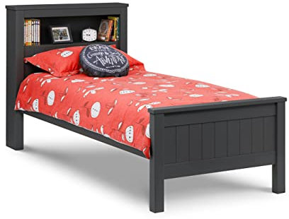 Julian Bowen Maine Bookcase Bed - Anthracite Painted Beds