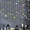Schillernde Stern-Mond-Kreis-Punkt-Girlande-Party-Dekorations-Set Hängende Halbmond und Twinkle Little Star Streamer Banner für Kinder Erster Geburtstag Ramadan EID Mubarak deko (Iridescent Star Moon)