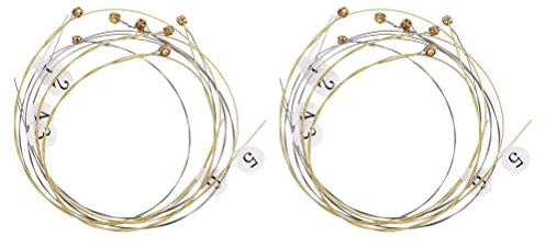 19 Stück Saiten Yaqin-Saiten Zubehör für Bassgitarren lyre ersatzteile HARP- Zubeh?r Lyra-Ersatzzubehör Lyra-Teile ersetzen Leier Lieferungen Stahlsaite Komponente