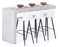MOBILI FIVER, Evolution Küchenhalbinsel 180x60, Grauer Beton, Made In Italy