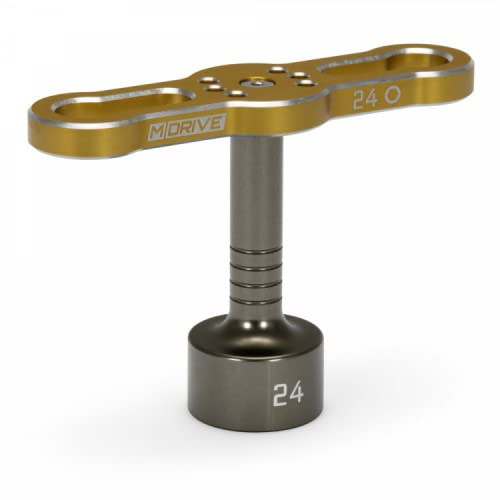 M-DRIVE Clé 24mm pour écrous de Roues Voitures RC