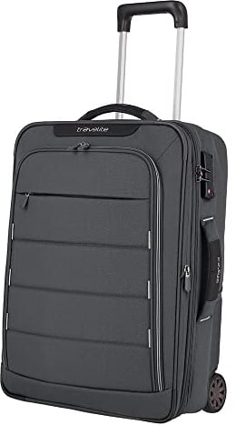 Travelite SKAII 2w Hybrid-Trolley S, Gipfelgrau, Unisex, Einheitsgröße, Casual