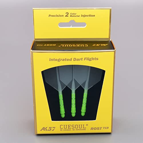 CUESOUL ROST T19 Integrierter Dartschaft und Flights Big Wing Shape, 3er-Set