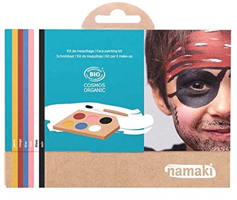 NAMAKI Bio Schminkset, 6-Farben, Regenbogen, Naturkosmetik