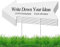 6 Packs Blank Yard Signs with Stakes -16.9x5.9 Inches Lawn Arrow Signs,Wedding This Way Sign,Perfekt für benutzerdefinierte Schilder, Garage/Hof, Pfeil und Richtungsschilder