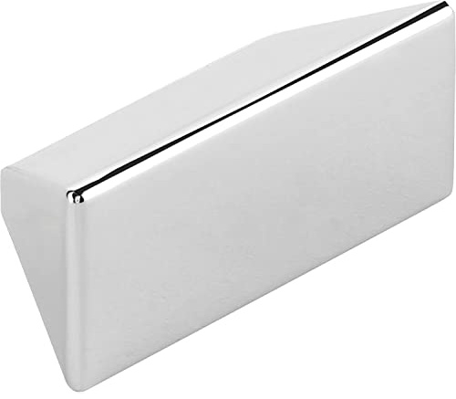 Mital Griff Mogan LA 16/32mm - Griffleiste Breite 54mm - Designer Möbelgriff, Zinkdruckguss verchromt poliert