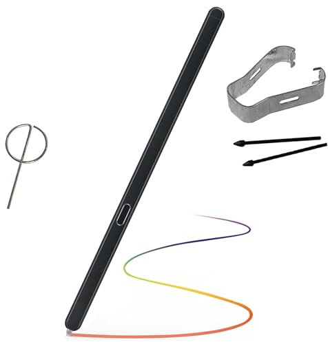 Galaxy S Pen Fold Edition Stylet pour Samsung Galaxy Z Fold 5/Fold 6 S Pen Fold Edition + 2 Embouts Noir