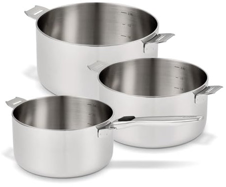 Série De 3 Casseroles Inox 16/18/20cm - 101210