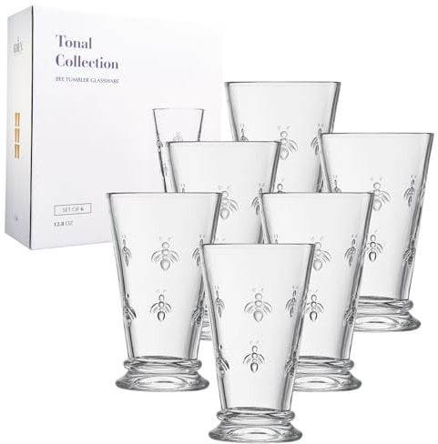 Khen Bienengläser - klar - 6er-Set