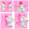 RFGHAC Baby Angel - Moldes de silicona para fondant para decoración de pasteles de azúcar, decoración de cupcakes, caramelos, chocolate, goma de mascar, arcilla polimérica, juego de 4