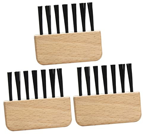 FRCOLOR 3pièces Outil De Nettoyage Pour Brosse à Cheveux Brosse Avec Poils Pour Éliminer Les Cheveux Poussière Pratique Et Ergonomique Pour Femme Et Fille