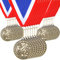 Quelay Goldmedaillen mit Halsbändern, Metall-Trophäe, Preis, Geschenk für Turniere, Wettbewerbe, Party, Kinder und Erwachsene (30 Stück, Musik), 30 Stück