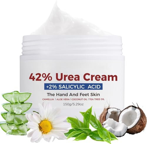 40% Urea Cream - Cracked Heel Repair Cream - Urea Foot Cream for Cracked Heels and Dry Skin - Foot Cream - Skin Care for Feet,Heels,Hands,Knees,Legs,Toenails - Foot Moisturiser