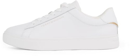 Tommy Hilfiger Runner Sneaker Mujer Essential Low Top, Blanco (White), 42