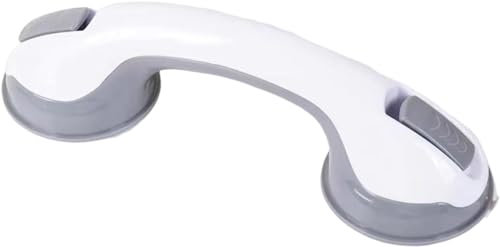 Barres d'appui pour baignoires et douches, barre d'appui de douche de 30,5 cm, mains courantes pour handicapés, barre d'appui à ventouse pour salle de bain, poignée de douche robuste pour la sécurité