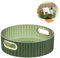 Piatto Portaspezie Girevole 22cm, Lazy Susan Piatto Girevole Porta Spezie, Vassoio Girevole Cucina Multifunzione per Spezie, Salse, Frutta, Trucco