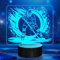 YuanDian Eishockeyspieler Nachtlicht, Eishockey 3D LED Lampe, 16 Farben Dimmbar und zeitgesteuert mit Fernbedienung für Zimmer Dekoration, Eishockey Geschenke für Kind Erwachsener