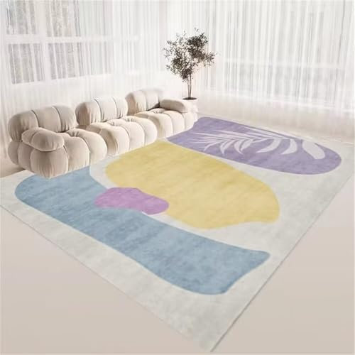 RUGMRZ Sofa Wohnzimmer Antirutsch Für Teppiche Helle Farbe Schlafzimmer Teppich Haushalt Nachttisch Kissen bequem weich waschbar Vorhänge Schlafzimmer Deko Outdoor Terrasse 120X160CM