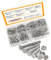 HVDHYY Schrauben Set M4 Sechskantschrauben Metrisch Sechskant Schrauben und Mutter Set 304 Edelstahl Rostfrei Sortiment Kit 200pcs