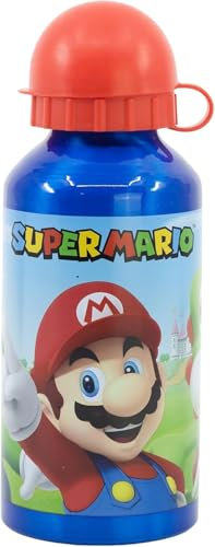 arlis Gourde Aluminium Super Mario - Gourde aluminium 400 ML (Gourde Super Mario en Aluminium)