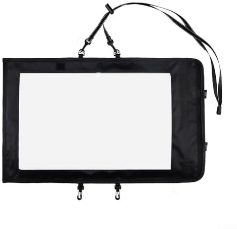 CWOQOCW Pochette étanche pour cartes de randonnée - Porte-documents - Transparent - Pliable - Pour camping, trekking, activités de plein air - 48,5 x 30 cm