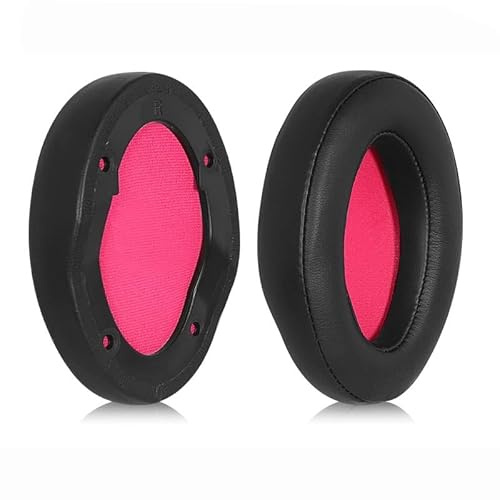 Ersatz-Ohrpolster, kompatibel mit ASUS ROG Strix Go 2.4 Wireless Kopfhörer, Gaming-Headsets, roséfarbenes Leder mit Clip