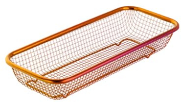 Stainless Steel Kitchen Cutlery Tray and Utensil Storage for Dishwasher Silverware Organization (Red, One Size)