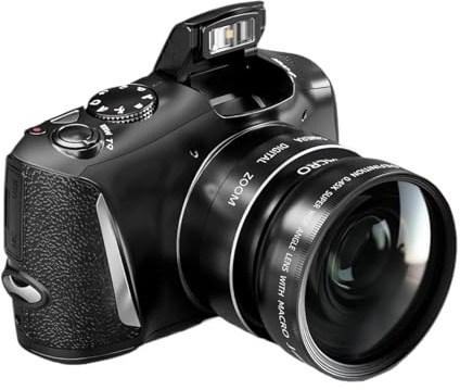 4K Digital Camera Ultra 48MP Vlogging With Wide Angle Lens 16X Zoom 3.0 Inch Screen Takes Sharp Smooth