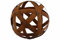 Rost Kugel 30 cm Blechstreifen Deko Dekoration Edelrost Garten Eisen Metall