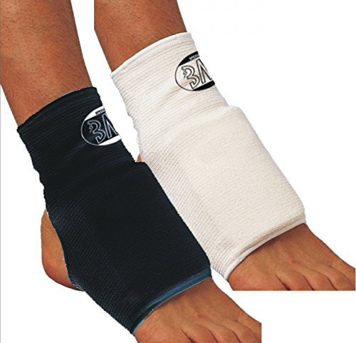 BAY® Fußbandagen mit Spann Polster (schwarz, S/M)