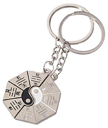 Familienkalender Best Friends Yin Yang Schlüsselanhänger Schlüsselring für Freunde im Set Amulett