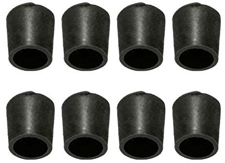 8 PCS Rubber Chair Floor Protector Ferrule Cap End Tips Chair Leg Caps Rubber Feet Table Covers Protectors for Hardwood Floors (25mm)