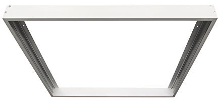 Bioledex 60x60cm Aufbaurahmen für LED Panels 600x600mm weiss