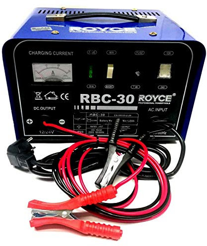 topolenashop Caricabatteria 12-24v 30a Auto Moto Camper Barca Caricabatterie Portatile