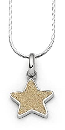DUR Anhänger für Halsketten Sandseestern, aus 925 Sterling Silber, B: 22 mm, P3829