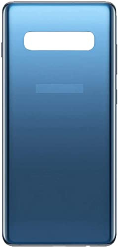 Phonmatic Samsung Galaxy S10E SM-G970F Battery Cover Replacement with Adhesive and Logo Blue