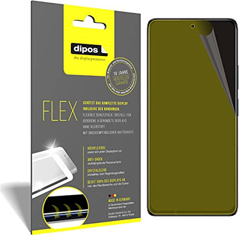 dipos I 3X Protector de Pantalla Compatible con Xiaomi Redmi Note 10S - Cobertura 100% para Pantalla I 3D Full Cover láminas Protectoras