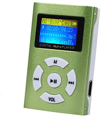 Portable USB Mini écran LCD Numérique MP3 Micro SD Carte TF Lecteur de Musique de Sport Vert Durable et utile Attractif